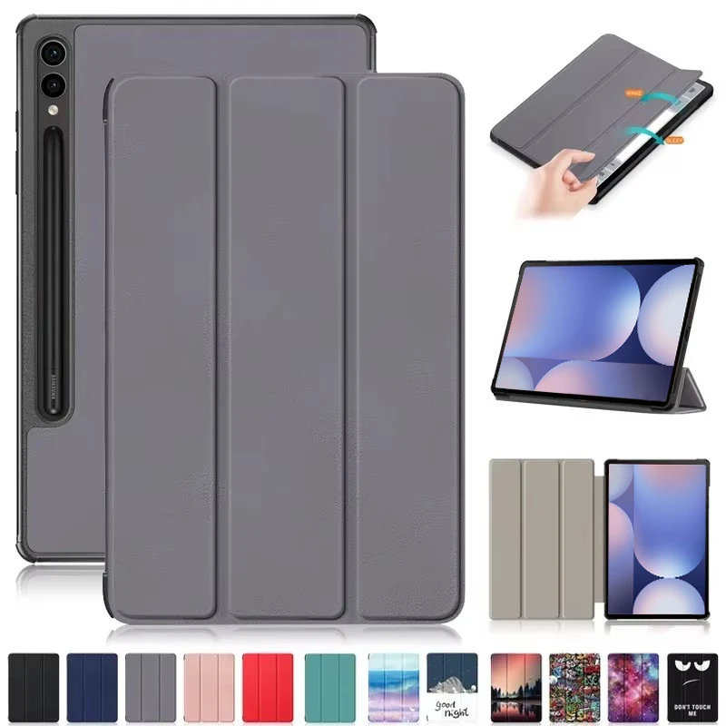 Premium Trifold Magnetic Leather Stand Smart Cover