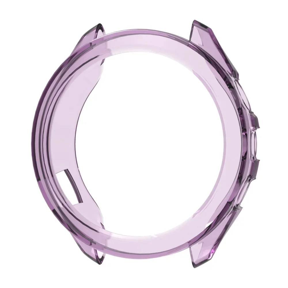 Transparent TPU Protective Case Cover for Smart Watch - Soft Silicone Bumper Protector Shell Accessories