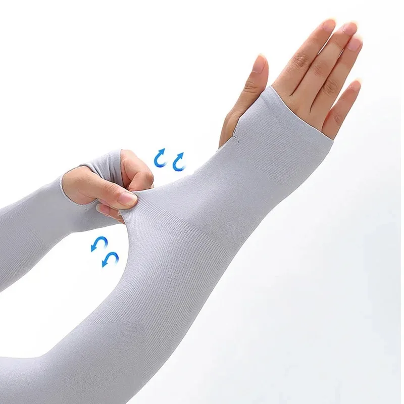 Arm Sleeves Warmers Sports Sleeve Sun UV Protection Cooling For Running Fishing Cycling