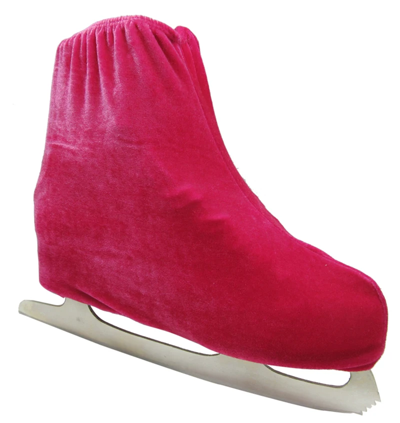 Mehrere Farben Eiskunstlauf-Schuhüberzüge, Eislauf-Abdeckung, Samt, Elastizität, schmutzabweisender Schutz für Kinder und Erwachsene, ein Paar – Detail 4
