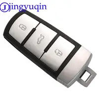 Jingyuqin สมาร์ทรีโมทกุญแจรถ FOB 3 ปุ่ม 433MHz PCF7946 ID48/ID46 สําหรับ VW Volkswagen Passat CC 2005-2014 3C 0959752 บีจี/บา 3