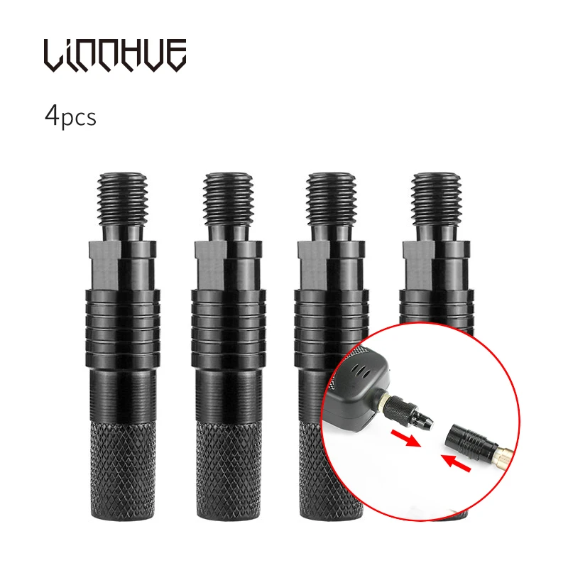 4pcs Bite Alarm Connector Rod-Holder Fishing Accessories Aluminum Alloy Quick Release Adapter Fishing Rod Connector fishing accessories fishing tools fishing tool fishing tackle fishing rod holder fishing bite alarm fishing line connectors