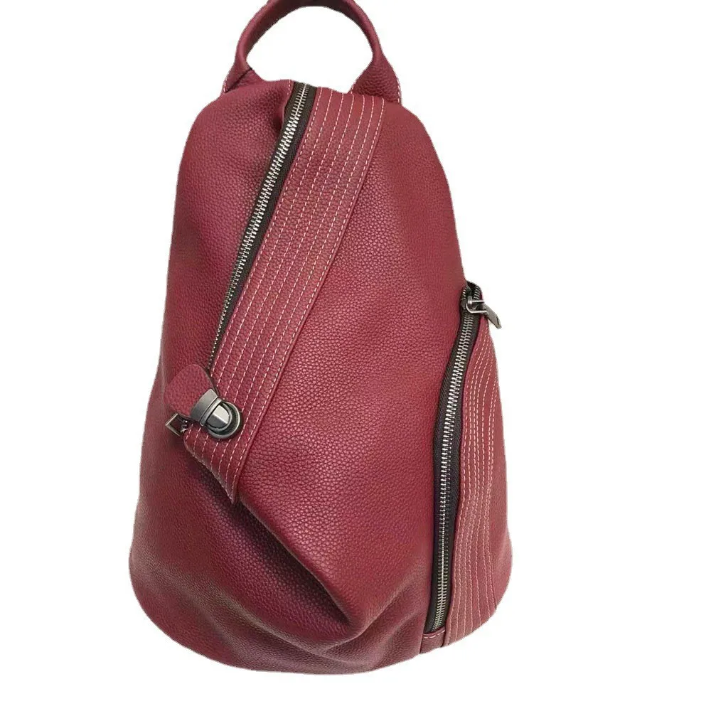 

Real Leather Backpack for Women Bags Female School Bag Fashion Ladies Girls Travel Backpack Solid Color Women Shoulder Backpacks