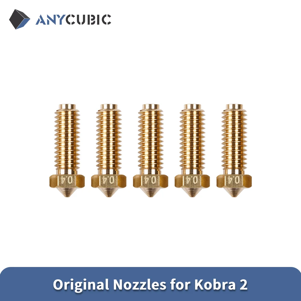 Bico da Impressora Tamanho Original do Diâmetro 04 mm Apto para Anycubic Kobra Kobra Plus Kobra Max Kobra Pro Pcs Anycubic3d