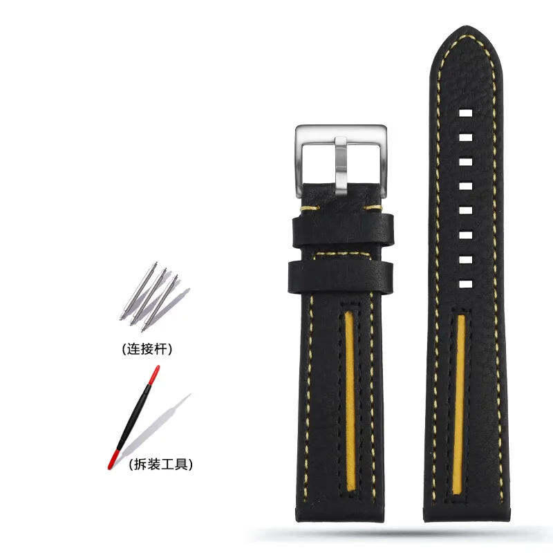 thumbnail image 1 of Correa de cuero genuino para reloj Casio EQB-1000 de edición limitada con correa de cuero genuino de repuesto resistente al agua para hombres, 1 of 5