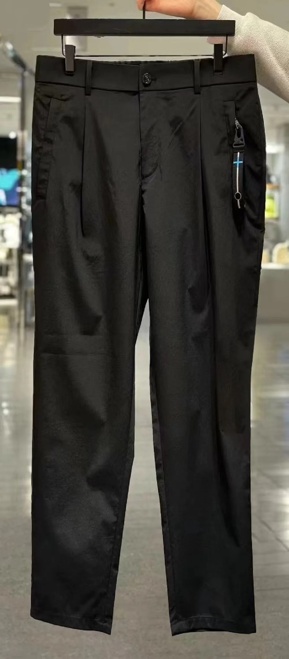 Spring autumn golf elastic band waist long pants for men luxury casual trousers bottom