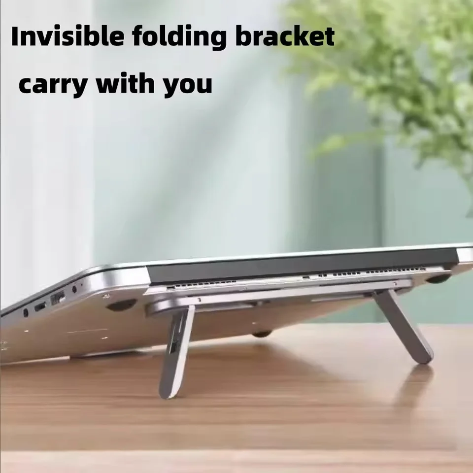 Universal Laptop Stand for All Notebooks - Compatible with MacBook Pro 13/15, MacBook Air, Lenovo, Samsung/More
