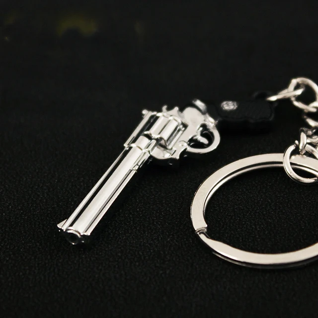 New Mini Gun Model Keychain Game Weapons Ttig34 M1896 M500