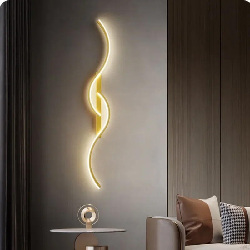 Modern Bedside Led Wall Lamp For Living Room Bedroom Stairs Minimalist Art Interior LED Wall Light Lights Fixture Home Decor 3