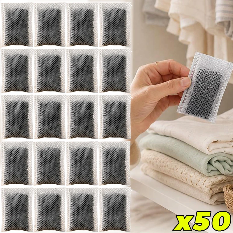 Natural Odor Absorbing Charcoal Bags