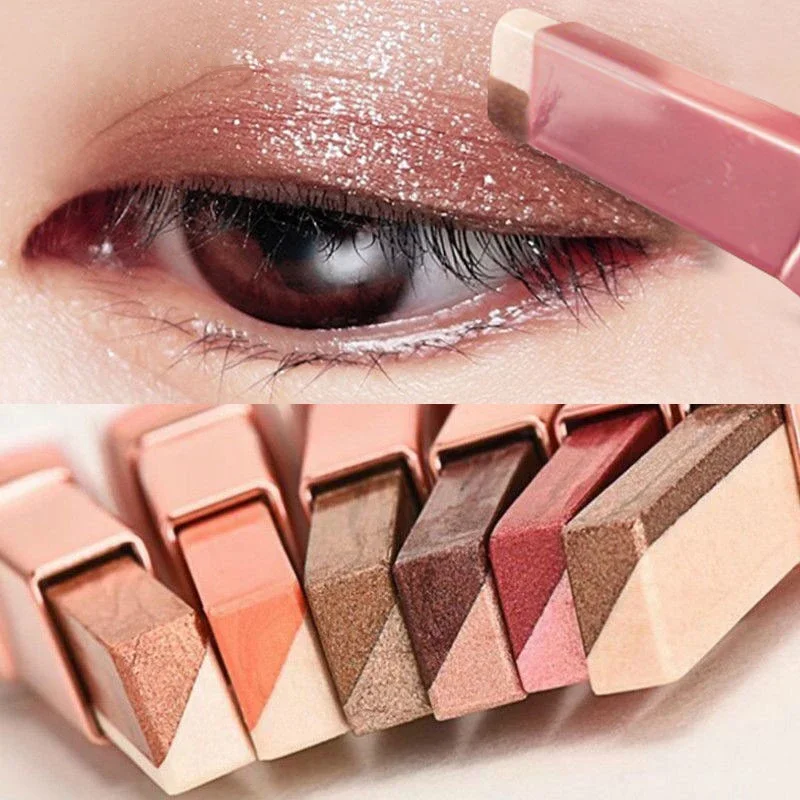 Professional 2 In 1 Double Color Gradient Velvet Eye Shadow Stick Lazy Makeup Waterproof Lasting Shimmer Metallic Eyeshadow 1 Professional 2 In 1 Double Color Gradient Velvet Eye Shadow Stick Lazy Makeup Waterproof Lasting Shimmer Metallic Eyeshadow 1