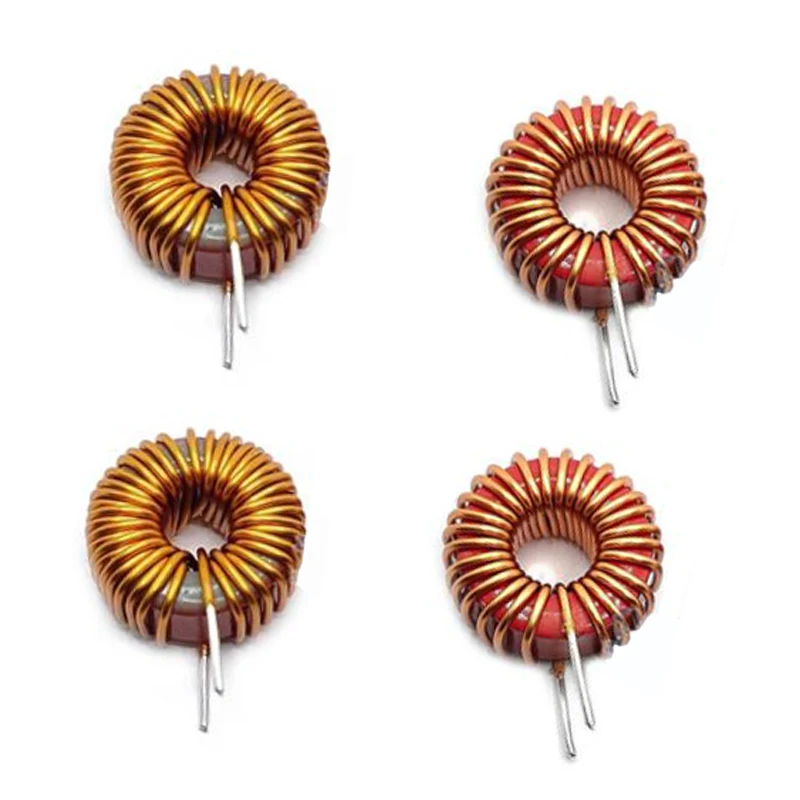 Fio Vertical Vermelho-cinza Anular Toroidal Bobina Filtro Choke Digital Amplificador de Potência Indutor T1062 27 mm 10uh 22uh 47uh mm 1.3 mm