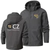 Classical Hooded Shell Windproof Waterproof Jacket Outdoor Camping Climbing Outerwear Ceske zbrojovky CZ Men's Windbreaker Coats 3