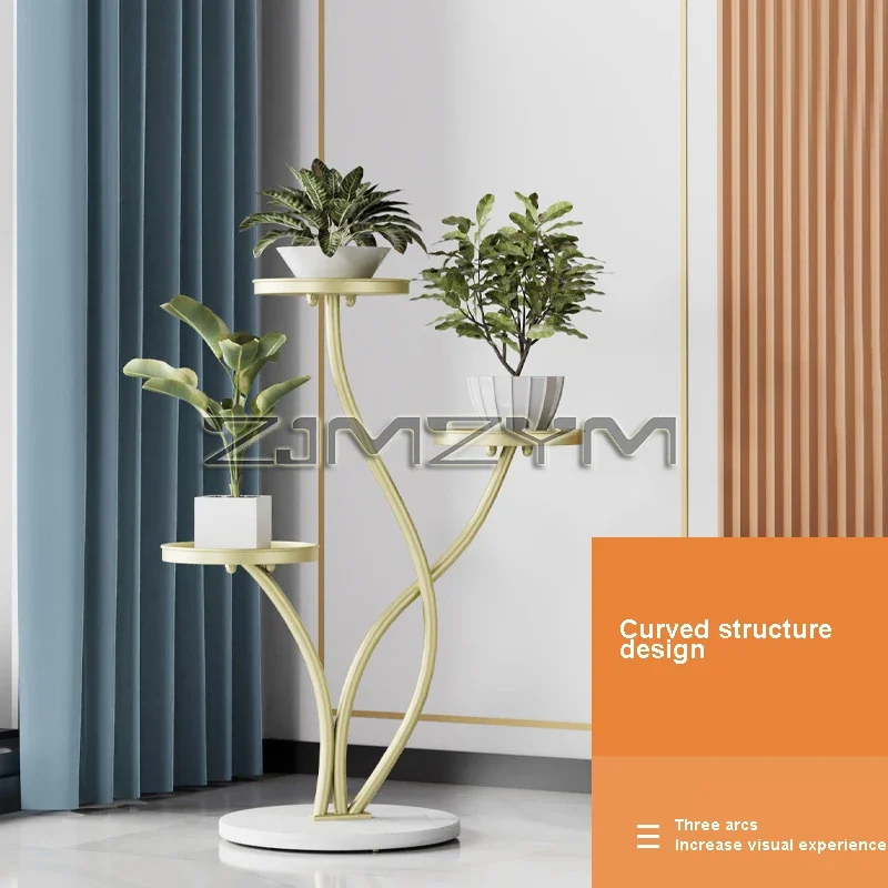 Flower Rack Flower Shelf Floor Stand Plant Stand Home Hotel Living Room Furniture Nordic