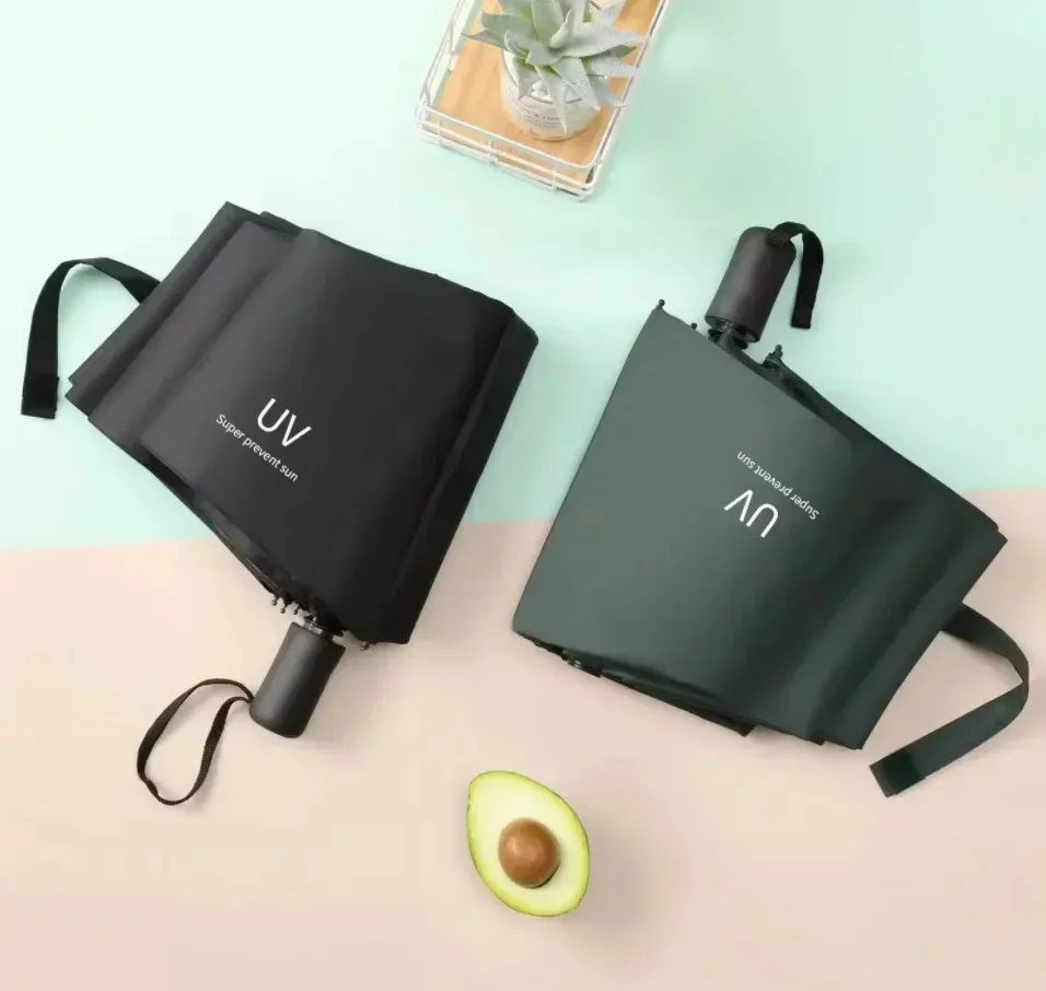 Mini Umbrella Folding Anti UV Rain Sun Umbrella Fashion Portable Windproof Light Women Men Children Parasol Umbrella