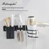 Hair Dryer Organizer Rack Bathroom Hairdryer And Straightener Holder Wall Mounted Shelves Accessories Blower Shelves WB8022 5