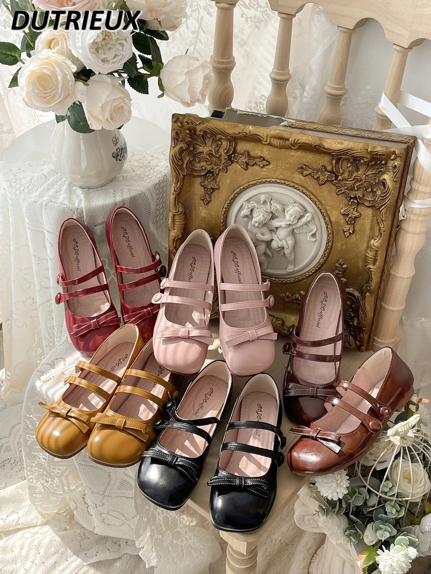 

Summer Autumn Mary Janes Female Sweet Cute Lolita Pumps for Women Soft Bottom Pumps Foldable Ballet Kawaii Ladies Shoes