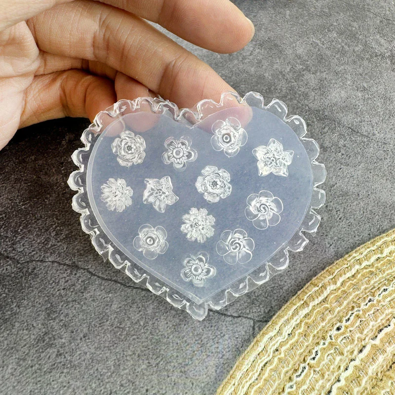 3D Silicone Flower Leaf Butterfly Nail Art Molds - Professional Carving Templates for Manicure Design & DIY Nail Decor Gifts