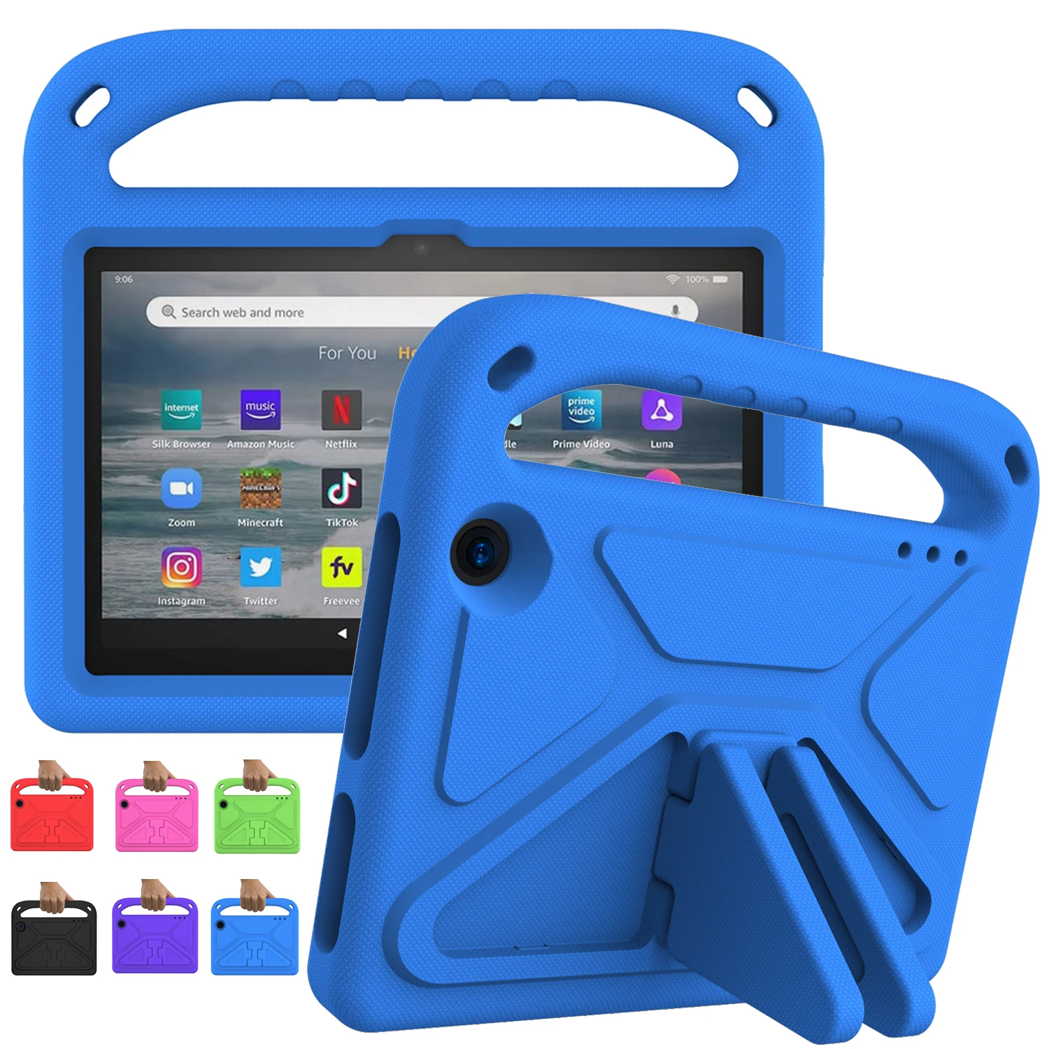Durable Shockproof Kids' Tablet Case with EVA Protection for 7-Inch and 8-Inch Devices