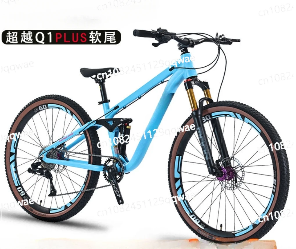 

Велосипед с мягким хвостом, однодисковый, 9 скоростей, масляный диск, быстросъемная щетка для лестниц