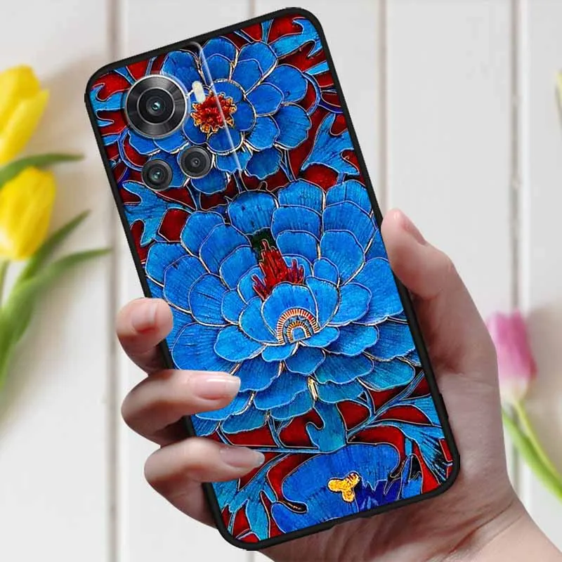 3D Relief Cartoon Embossed Silicone Shockproof Phone Case - Protective Cover with Bumper