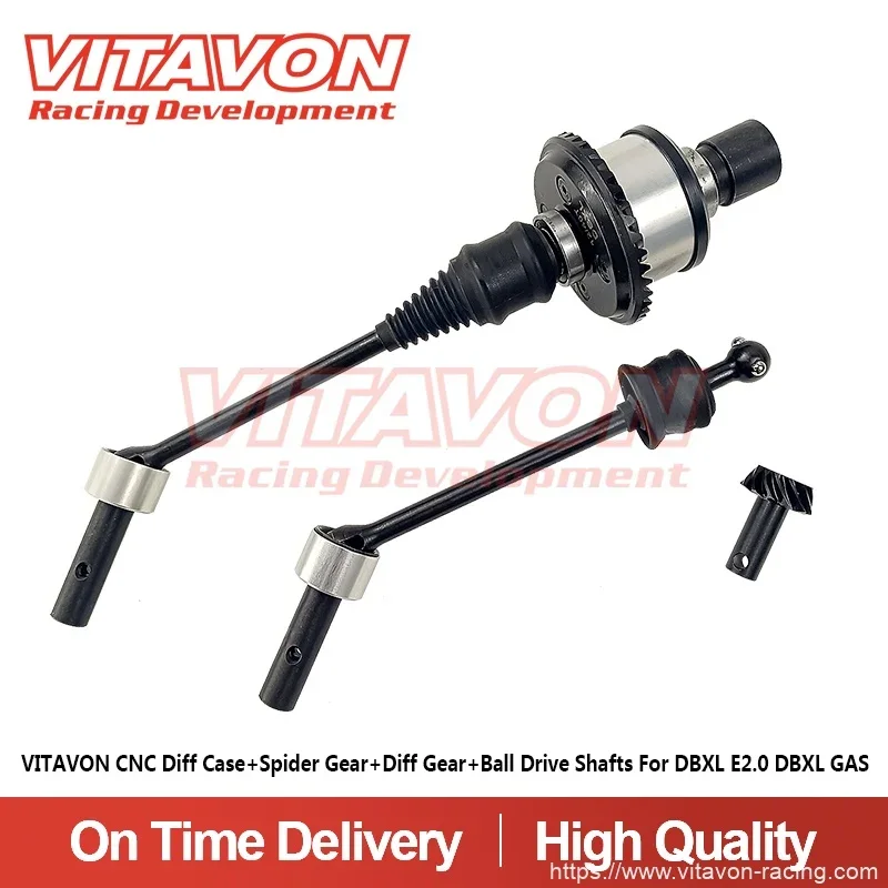 

VITAVON CNC Diff чехол + зубчатая передача + шариковые валы для газов DBXL E2.0 DBXL