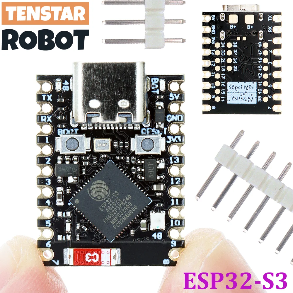 Arduino Tama Placa-de-desarrollo-ESP32-S3-Supermini-WiFi-Bluetooth-5-0-tama-o-Ultra ...