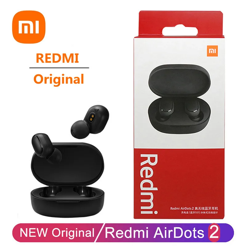 Xiaomi Redmi Airdots 2 Fone Auricolari Wireless Auricolari Stereo In-Ear Cuffie Bluetooth Con Microfono Airdots 2 Cuffie