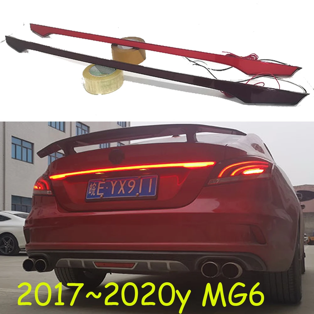 

Динамический Автомобильный задний фонарь на бампер для MG6, задний фонарь MG 6, 1 шт., 2017 ~ 2020y светодиодный светодиодные автомобильные аксессуары, задний фонарь для MG6, задсветильник онарь, противотуманный