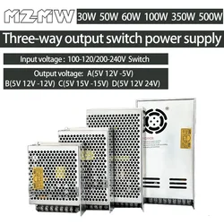 Versatile Multi - Output Switch Power Supply with Adjustable Voltage and High Power Capacity - C(5V 15V -15V)