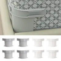 4PCS Adjustable Bed Sheet Clips Non-slip Invisible Anti-Slip Sheet Holders DIY Anti-run Bedsheet Grippers Fixed Bed Sheet Holder 1