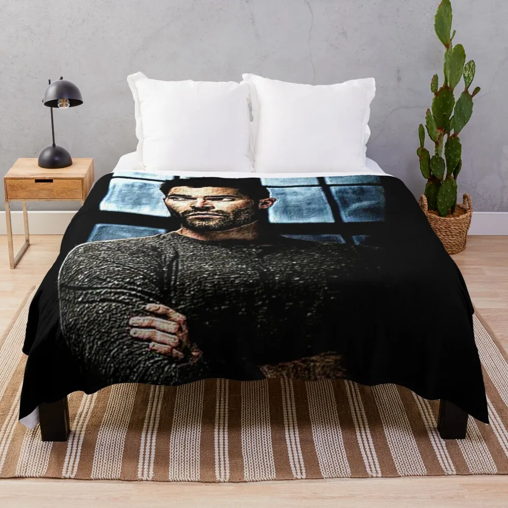 

Derek Hale Throw Blanket blankets for sofas jacquard blankets ands luxury thicken blanket Double blanket