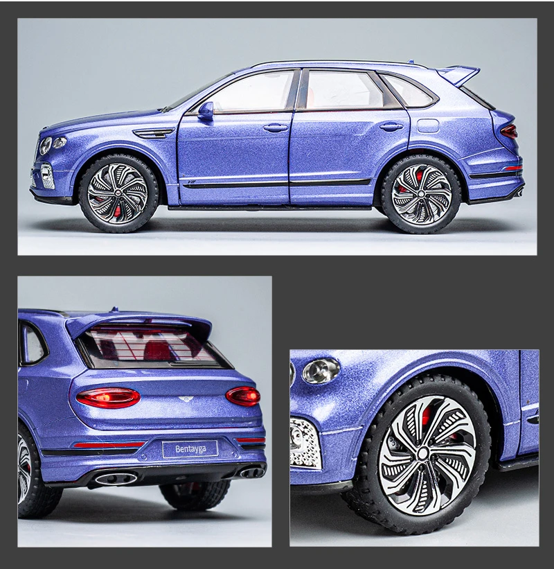 1:24 Bentley Bentayga SUV Alloy Luxy Car Model Metal Vehicles