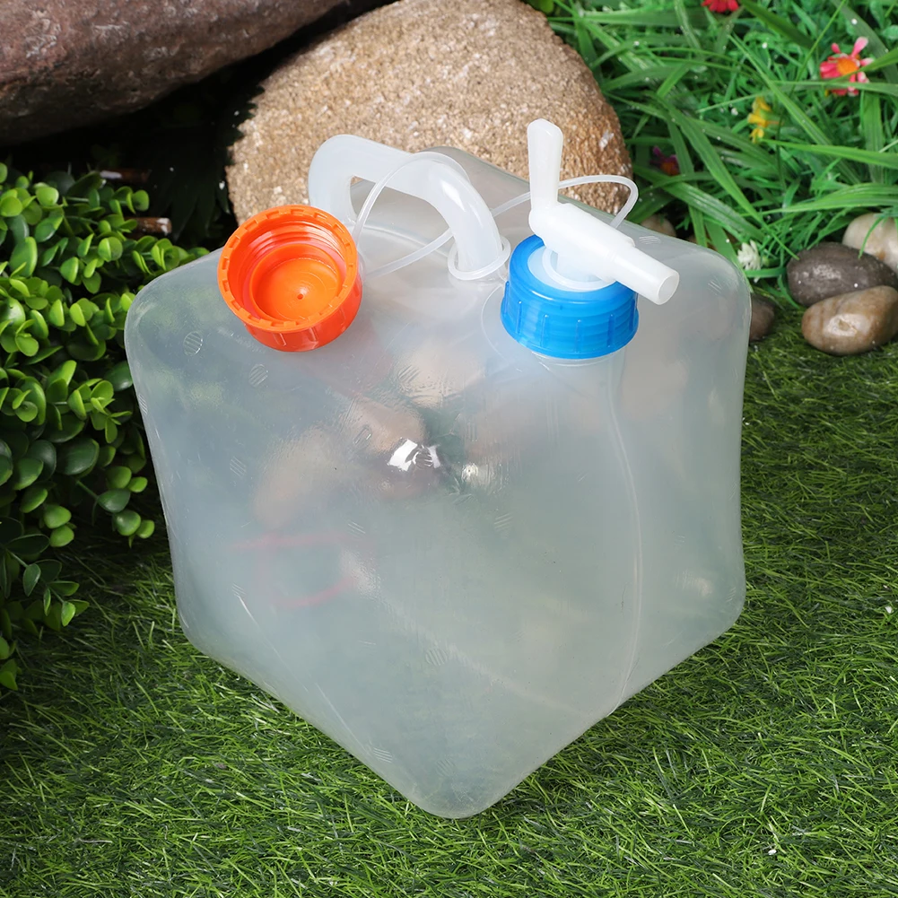Drinking Water Canister 20/10/5L Portable Folding Water Bag Outdoor Camping Bucket Storage Jug For Fishing Hiking Travel