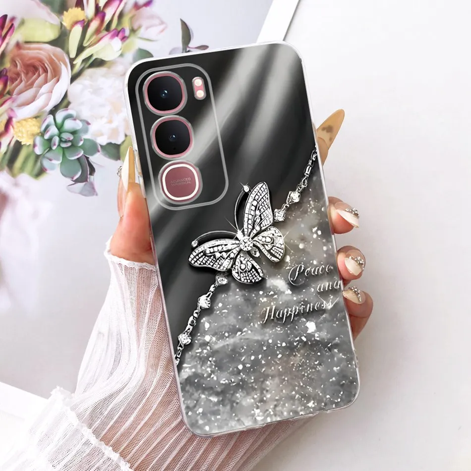 Elegant Flower Butterfly Soft Silicone Phone Case - Premium Back Cover