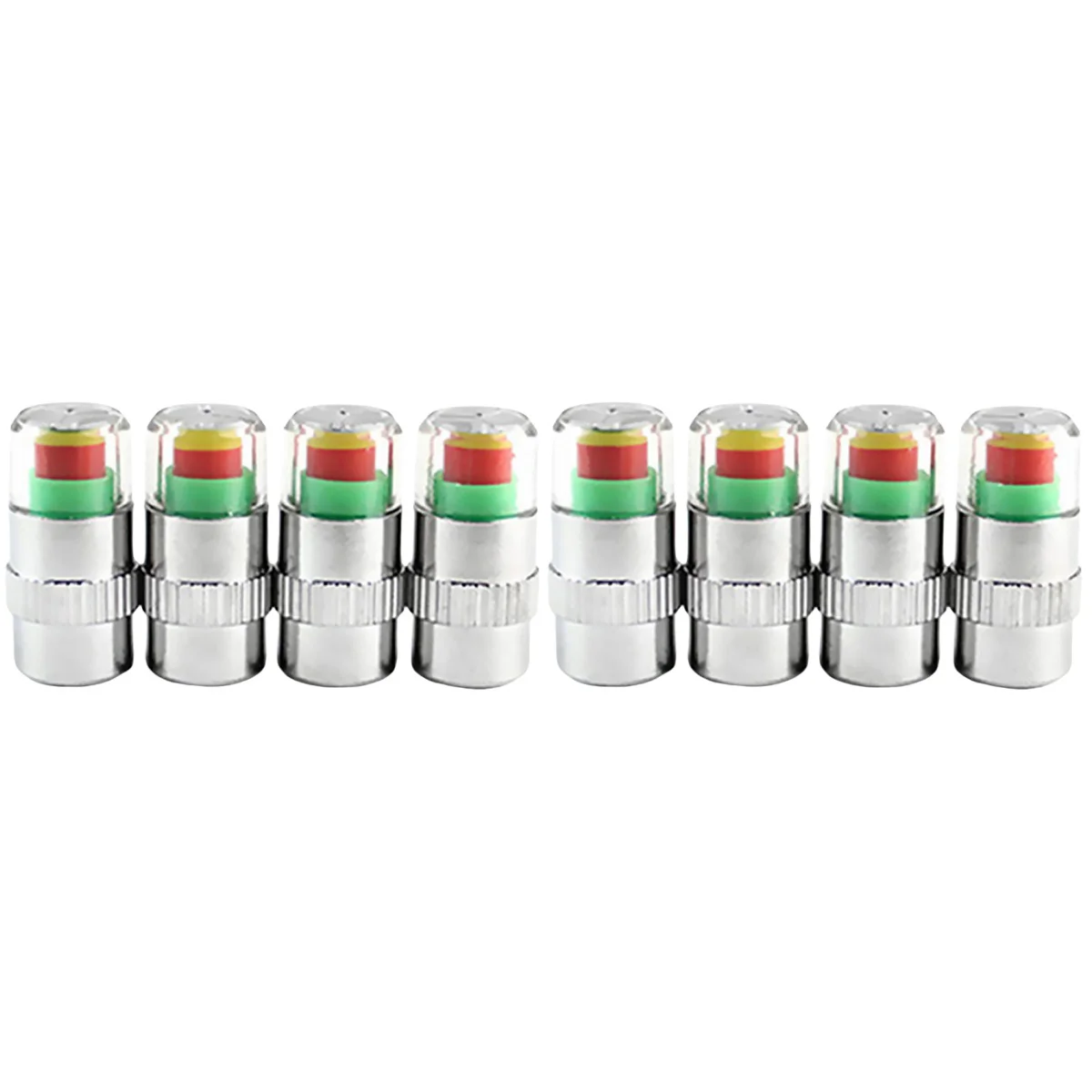 

8 Pcs Vehicle Tire Pressure Warning Automobile Tire Monitoring Sensor Indicator (Copper Core)
