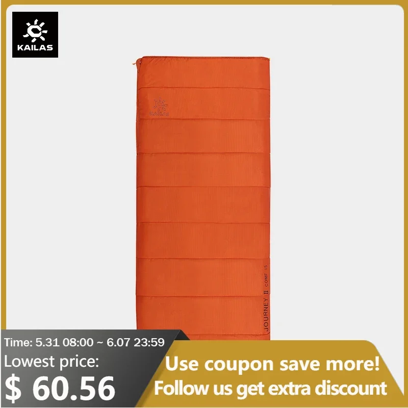 

KAILAS JOURNEY II Portable Ultralight Camping Sleeping Bag 2023 Spring Autumn Warmth Outdoor Nature Hike Thermal Bag KB23041013
