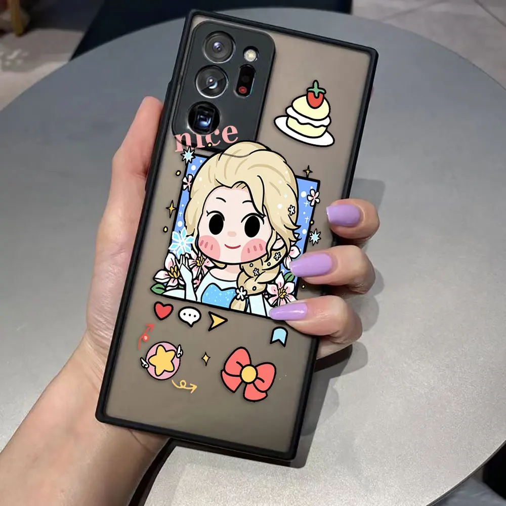 thumbnail image 1 of Funda mate para Samsung Galaxy NOTA 20 10 9 8 A13 A12 A10 A11 7 A04E A04 A03S A02 A03 5G ULTRA Plus funda de dibujos animados Anime Blancanieves, 1 of 5