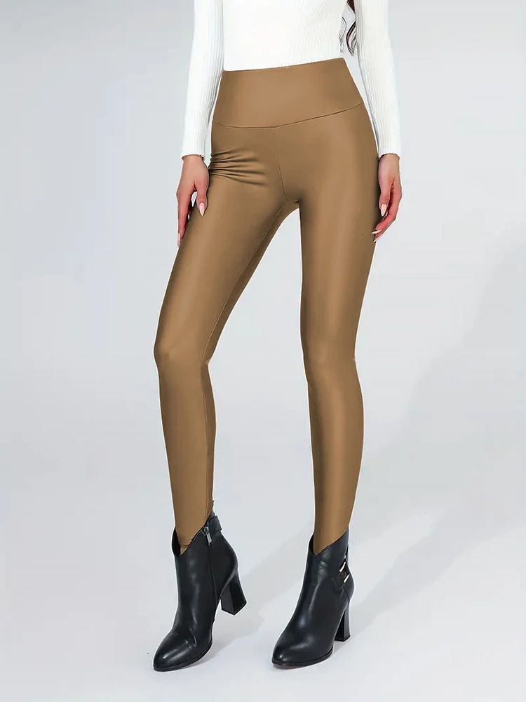 Legging Women Winter High Waist Pants Sport Sexy Mujer Gym Raises Butt Warm Ladies Clothes Leather Leggings Push Up Tights Woman