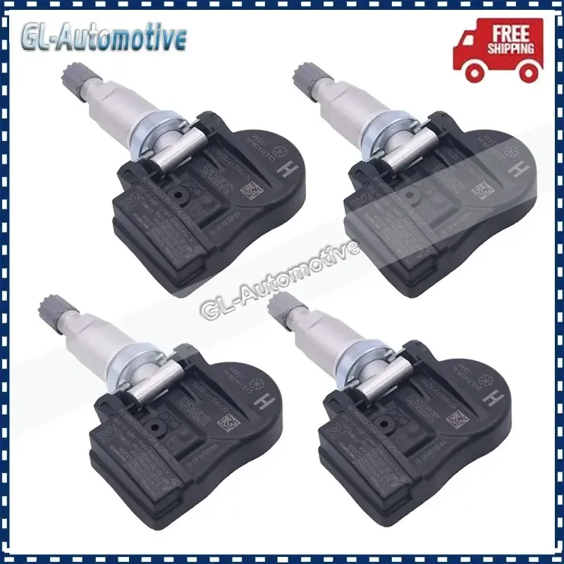 4PCS TPMS LR 070840 랜드로버 디펜더 디스커버리 레인지 로버 레인지 로버 이보크 LR용 타이어 압력 센서 066378 433MHz