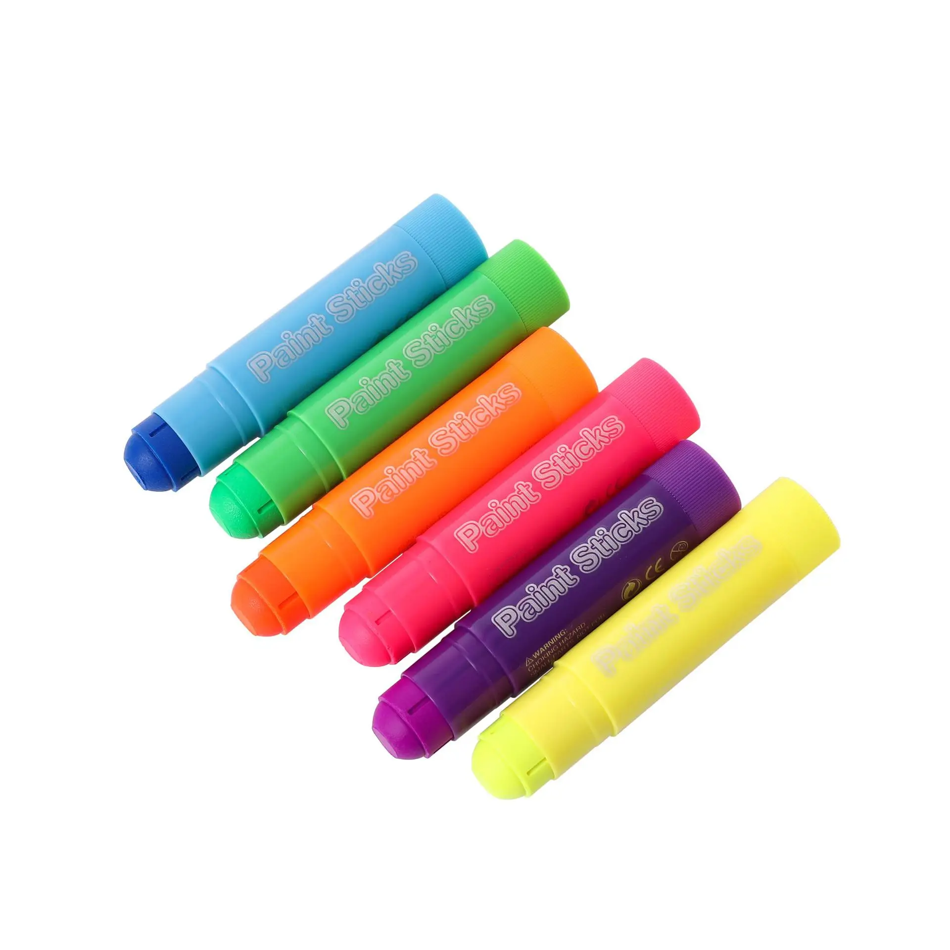 Fluorescent 6-color Quick-drying Crayon Flash Stick