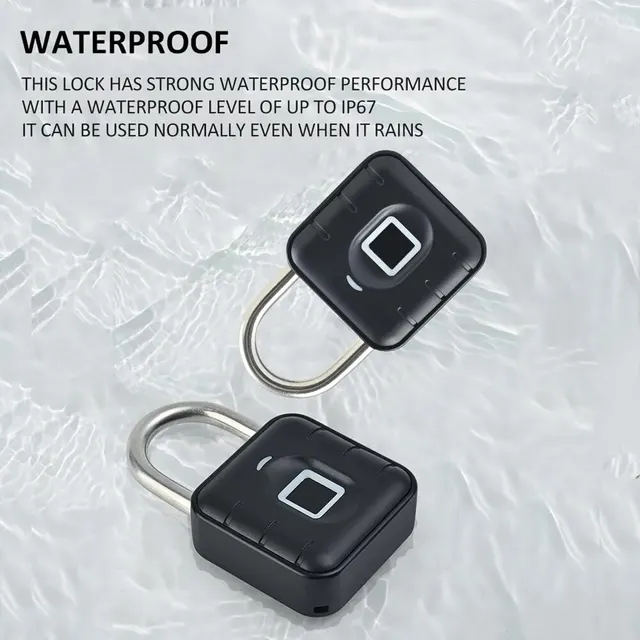 Electronic Lock Tuya Bluetooth Fingerprint Padlock Digital Luggage Lock APP Temporary Password Remotely IP67 Decompression Toys - Image 6
