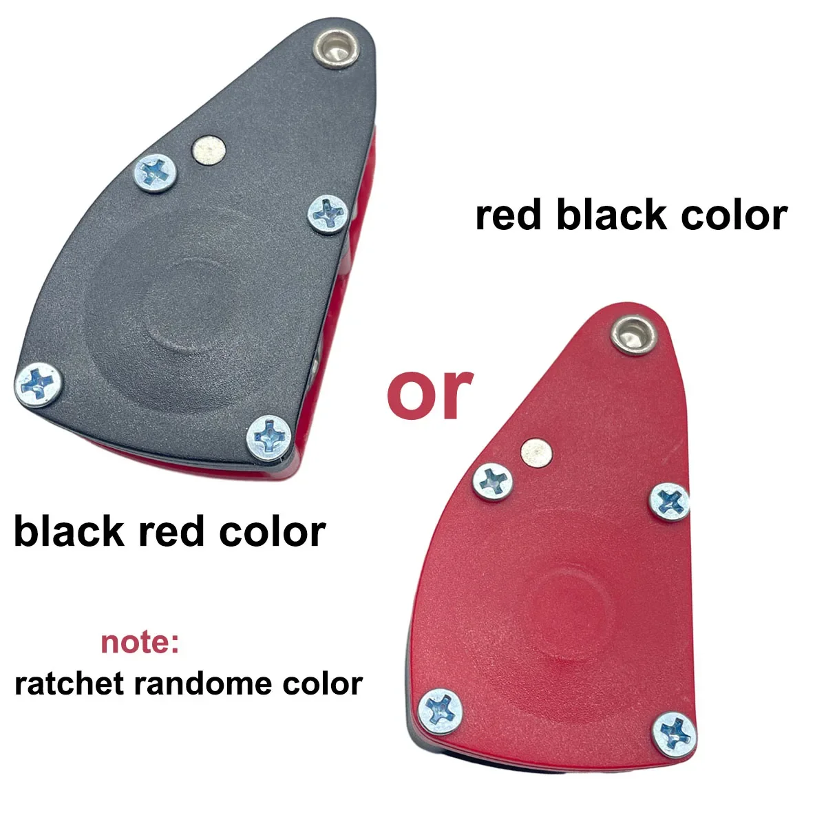 1 pc black red