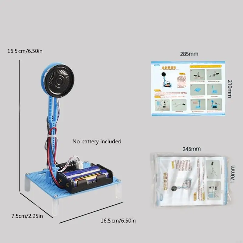 학생을 위한 건물 녹음 장치 교육 선물을 위한 어린이 DIY 공예