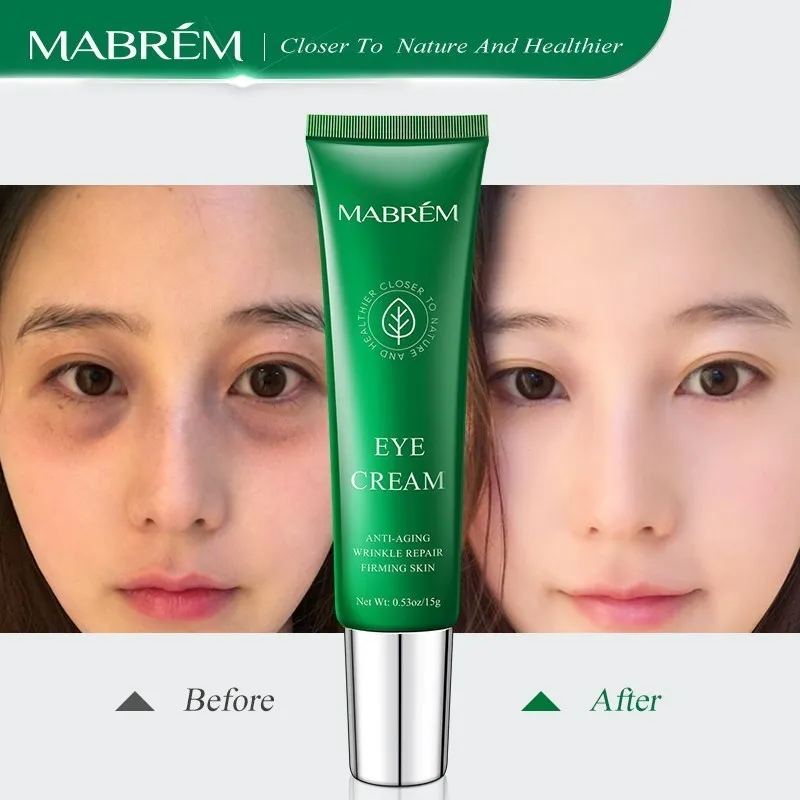 Eye Cream Fades Fine Lines Hyaluronic Acid Anti-wrinkle Anti-aging Collagen Peptides Fades Dark Circles Removes Fat Partic