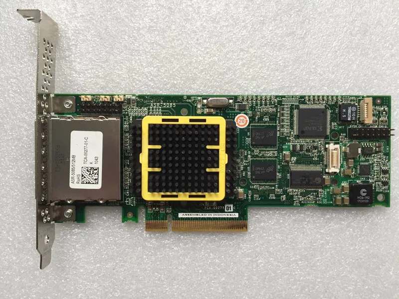 

ASR-5085 512MB 8 Port PCIe SAS/SATA RAID контроллер