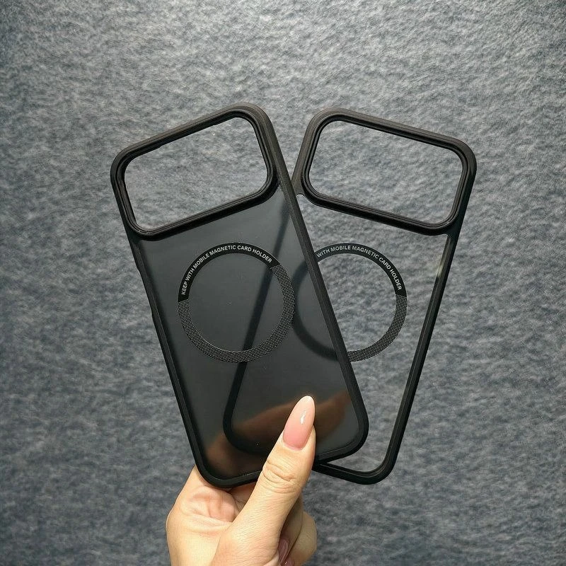 Stylish Matte Anti-Slip Magnetic Acrylic Shockproof Case Cover