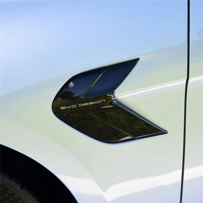 Car Wing Side Badge Fender Cover Moulding Trim For BYD Seal Atto 4