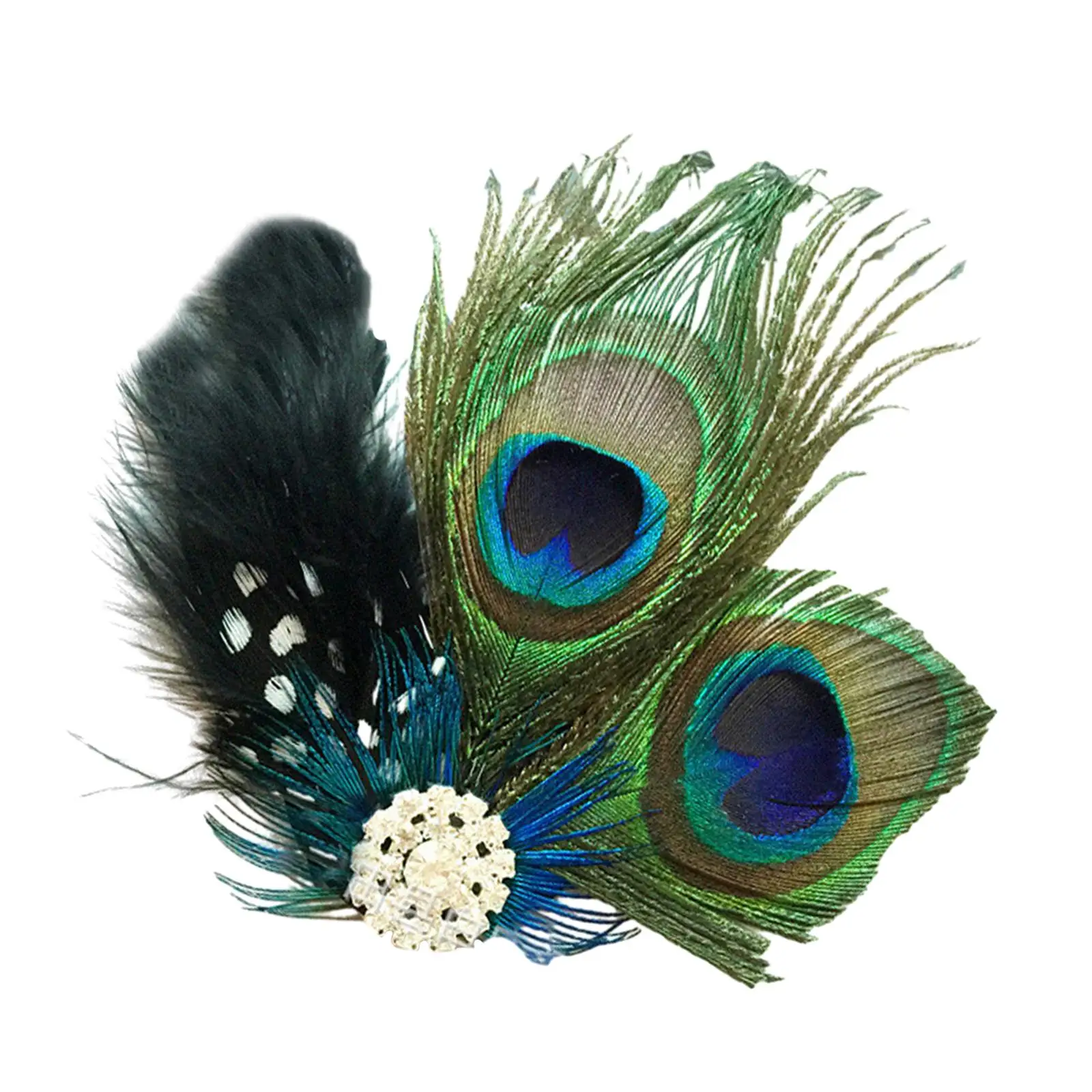 

Feather Hair Clip Flapper Headpiece Costume Decoration Accessories Headdress for Themed Party Cosplay Carnival Cocktail Festival