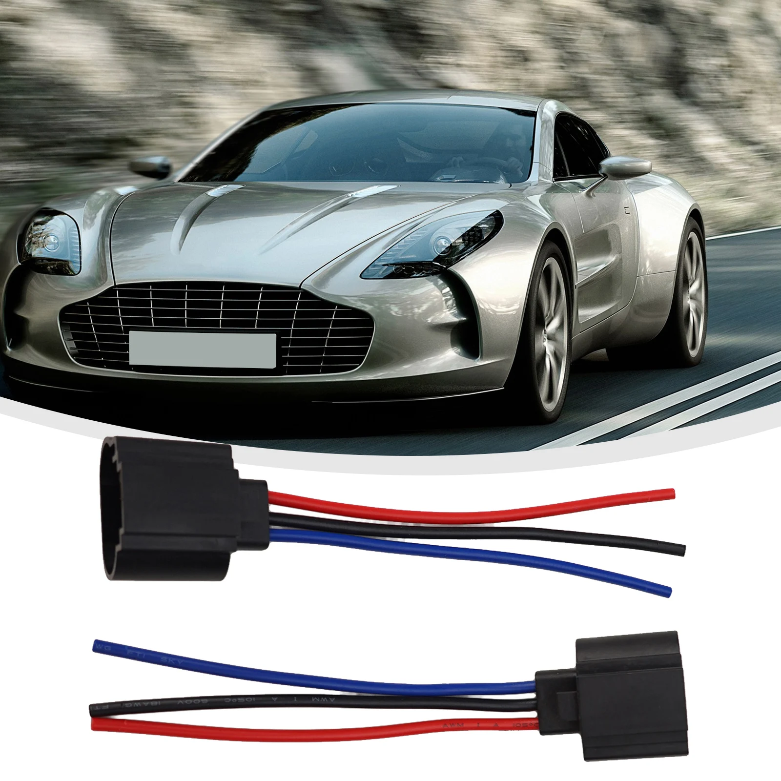 

2 Pcs Wire Harness Adapter Accessories Connector H13 9008 Type Bulbs Headlight LED Plug Replacement Durable New